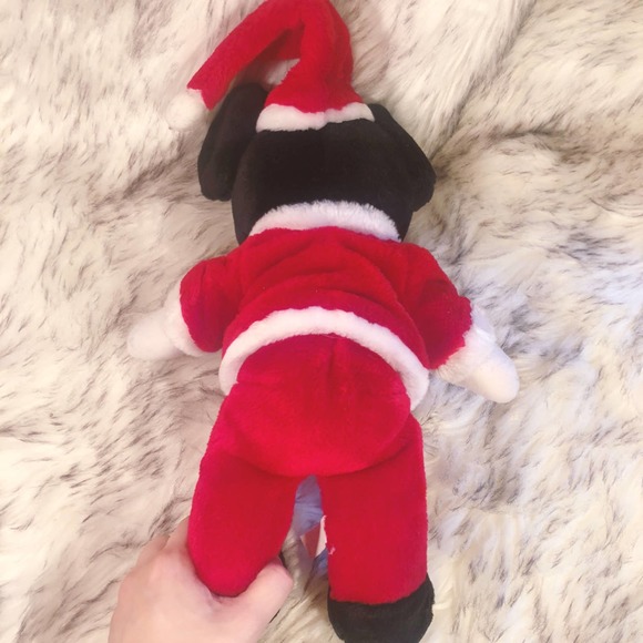 Vintage Disneyland Disney Santa Mickey Mouse Plush - Picture 7 of 8
